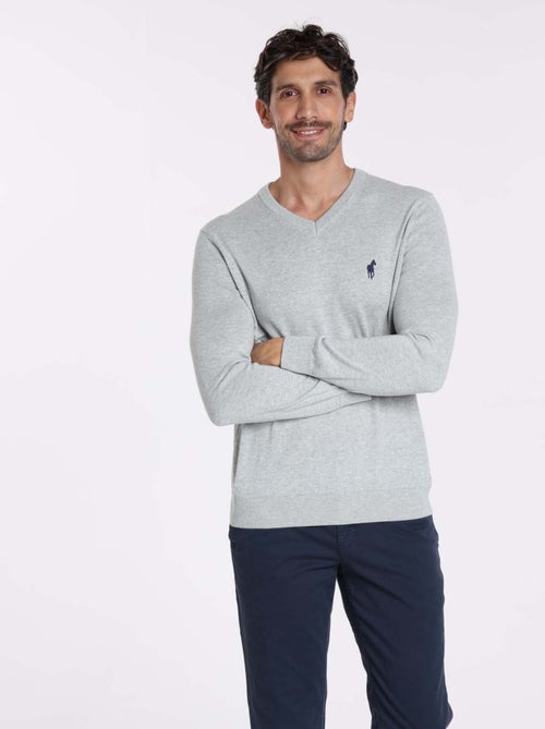 Gentleman Farmer - Pulls col v  en coton PITT - Kiabi