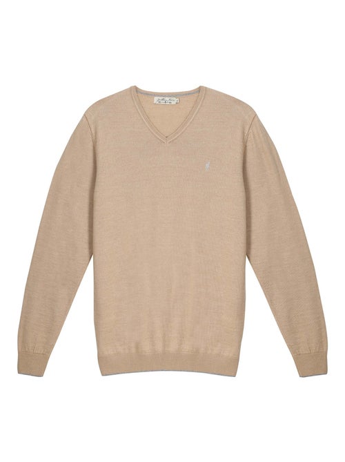 Gentleman Farmer - Pulls col v  en laine PEARL - Kiabi