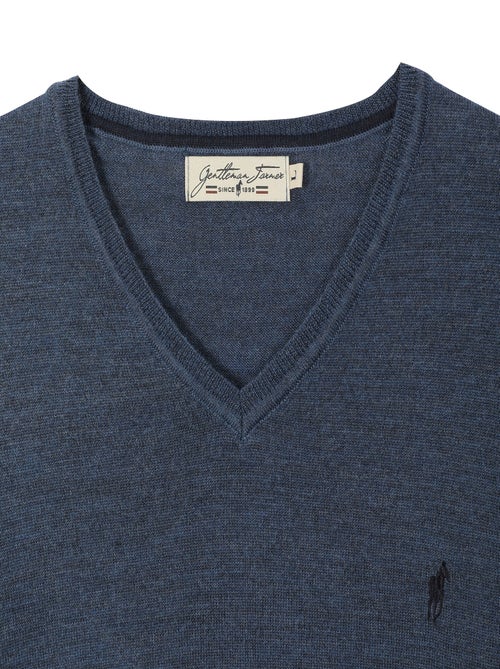 Gentleman Farmer - Pulls col v  en laine PEARL - Kiabi