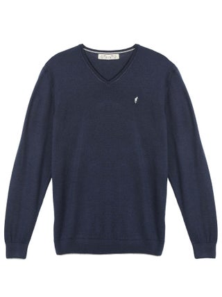 Gentleman Farmer - Pulls col v  en laine PEARL