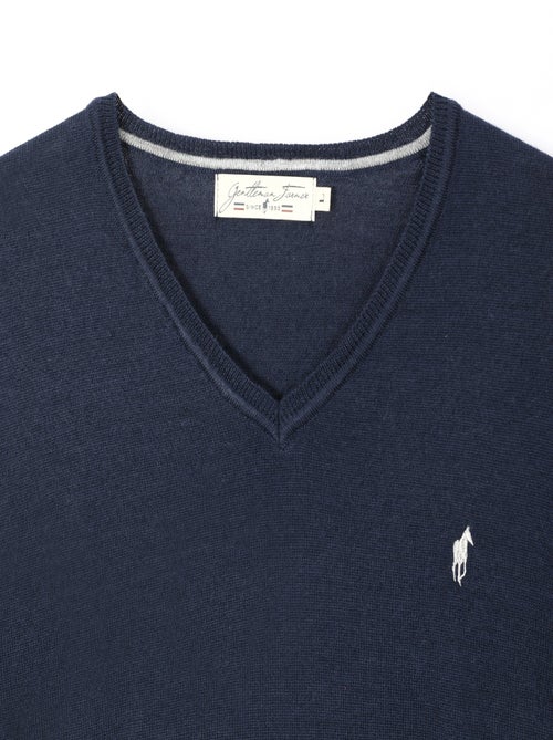 Gentleman Farmer - Pulls col v  en laine PEARL - Kiabi