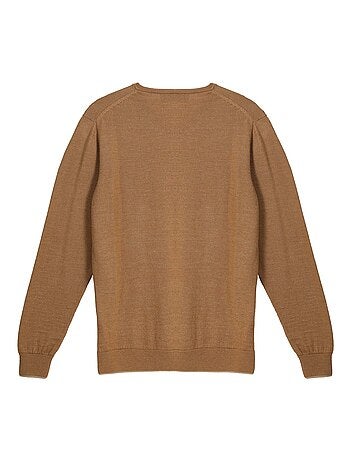 Gentleman Farmer - Pulls col v en laine PEARL