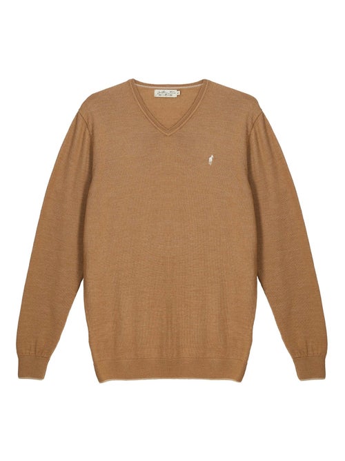 Gentleman Farmer - Pulls col v  en laine PEARL - Kiabi