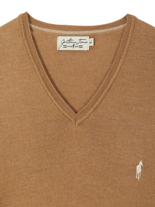 Gentleman Farmer - Pulls col v  en laine PEARL - Kiabi