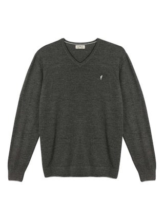 Gentleman Farmer - Pulls col v  en laine PEARL