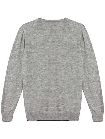 Gentleman Farmer - Pulls col v en laine PEARL