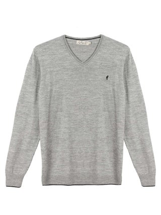 Gentleman Farmer - Pulls col v  en laine PEARL