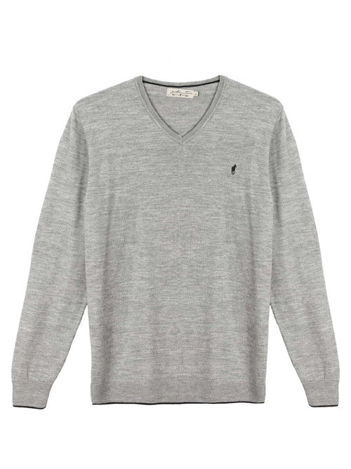 Gentleman Farmer - Pulls col v  en laine PEARL - Kiabi
