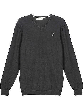 Gentleman Farmer - Pulls col v en laine PEARL