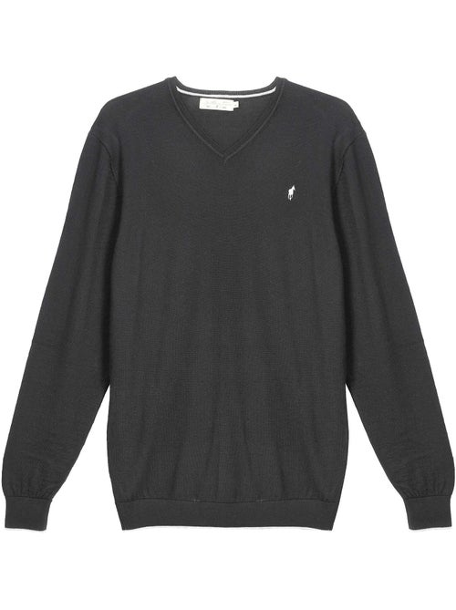 Gentleman Farmer - Pulls col v  en laine PEARL - Kiabi