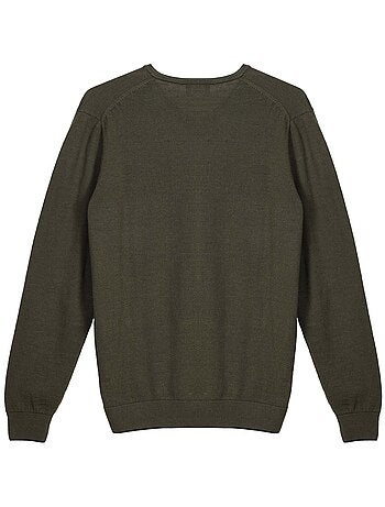 Gentleman Farmer - Pulls col v en laine PEARL