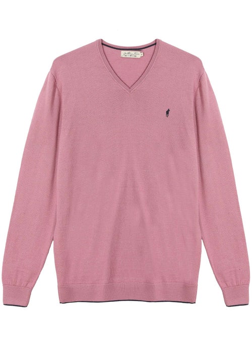 Gentleman Farmer - Pulls col v  en laine PEARL - Kiabi