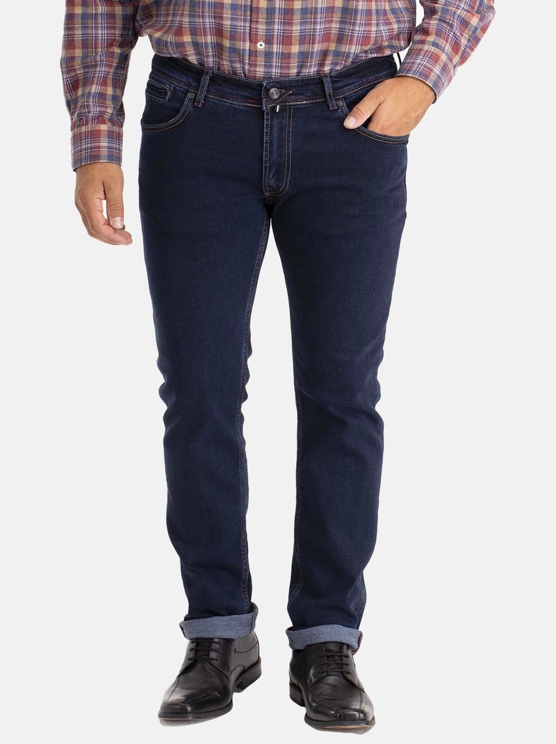 Gentleman Farmer - Pulls col zip  en laine PIERCE Bleu - Kiabi