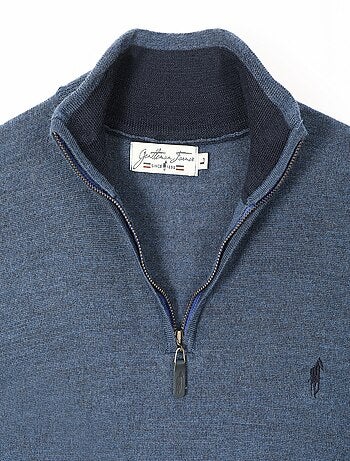 Gentleman Farmer - Pulls col zip en laine PIERCE