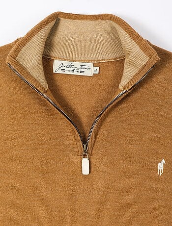 Gentleman Farmer - Pulls col zip en laine PIERCE
