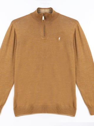 Gentleman Farmer - Pulls col zip  en laine PIERCE