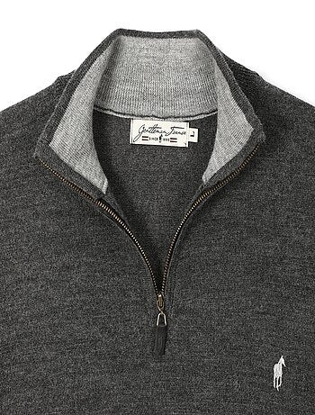 Gentleman Farmer - Pulls col zip en laine PIERCE