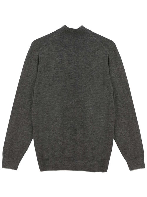 Gentleman Farmer - Pulls col zip  en laine PIERCE - Kiabi
