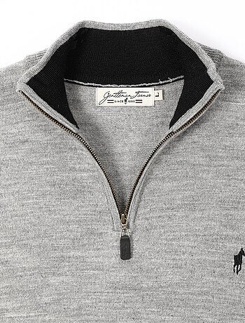 Gentleman Farmer - Pulls col zip en laine PIERCE