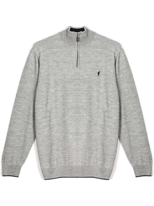 Gentleman Farmer - Pulls col zip  en laine PIERCE - Kiabi
