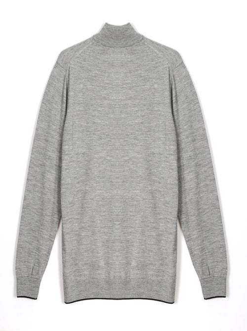 Gentleman Farmer - Pulls col zip  en laine PIERCE - Kiabi
