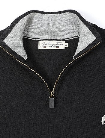 Gentleman Farmer - Pulls col zip en laine PIERCE