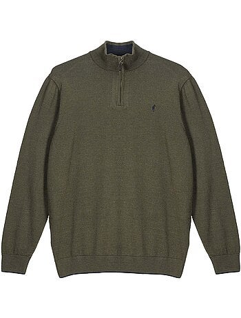 Gentleman Farmer - Pulls col zip en laine PIERCE