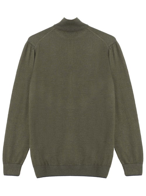 Gentleman Farmer - Pulls col zip  en laine PIERCE - Kiabi
