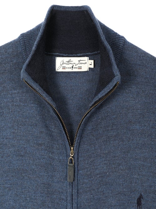 Gentleman Farmer - Pulls col zip  en laine PIPER - Kiabi