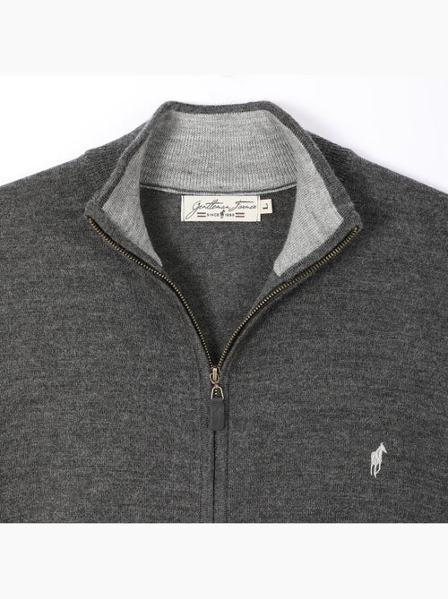 Gentleman Farmer - Pulls col zip  en laine PIPER - Kiabi