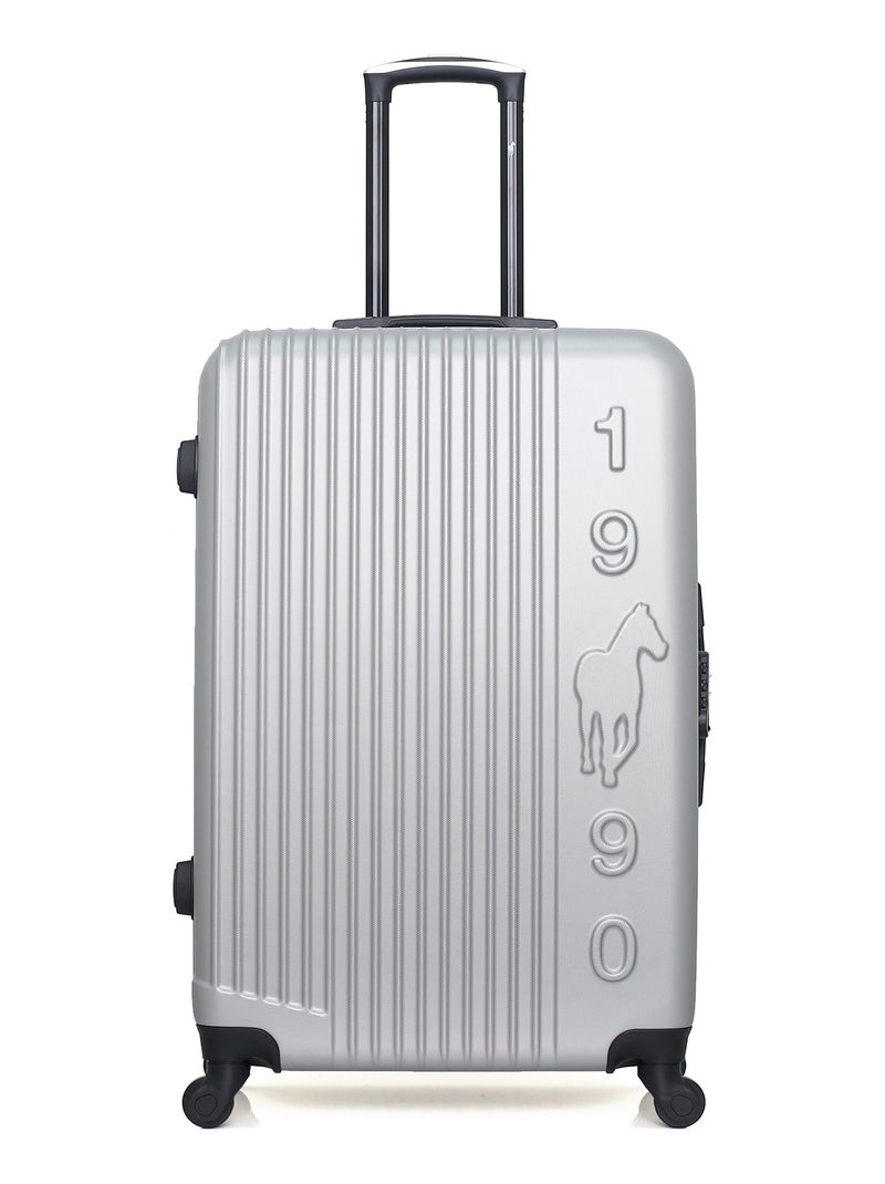 GENTLEMAN FARMER - Set de 3 Valises LIAM 75 cm 4 Roues Gris - Kiabi