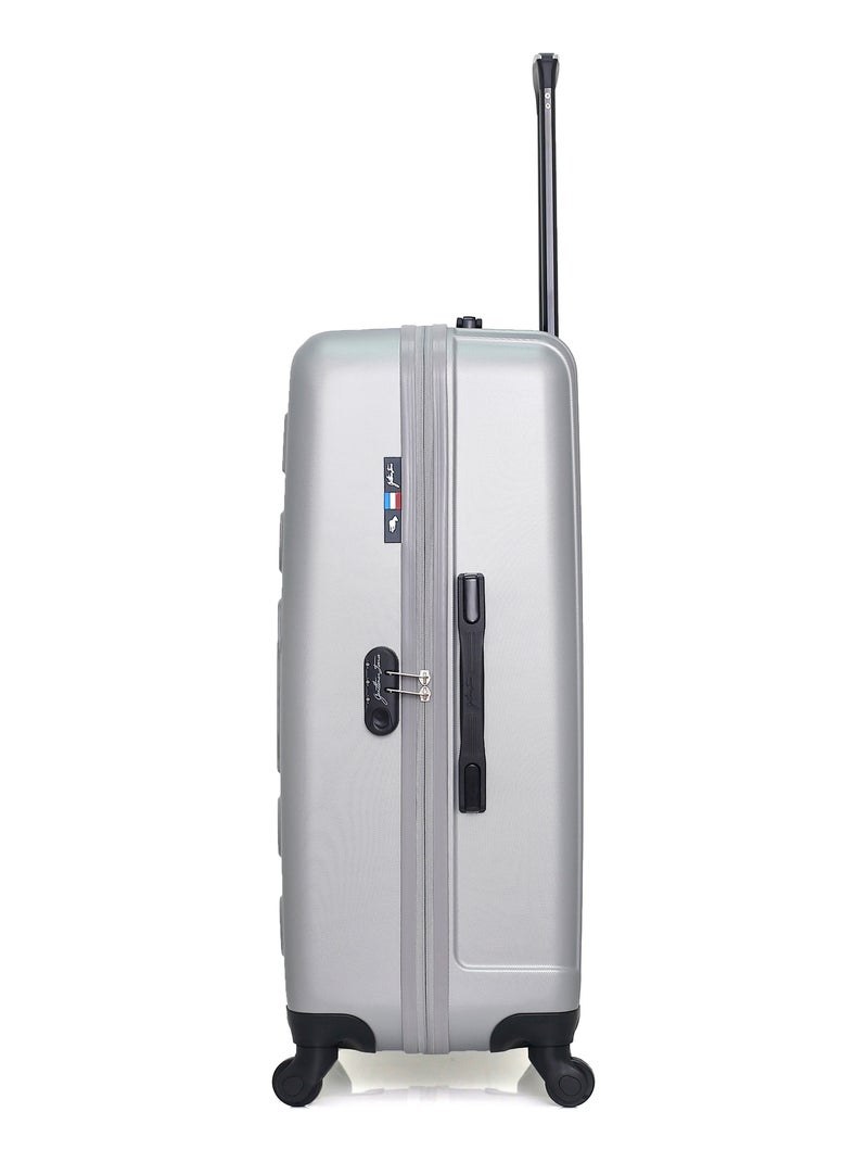 GENTLEMAN FARMER - Set de 3 Valises LIAM 75 cm 4 Roues Gris - Kiabi