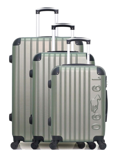 GENTLEMAN FARMER - Set de 3 Valises PORTER 75 cm 4 Roues - Kiabi