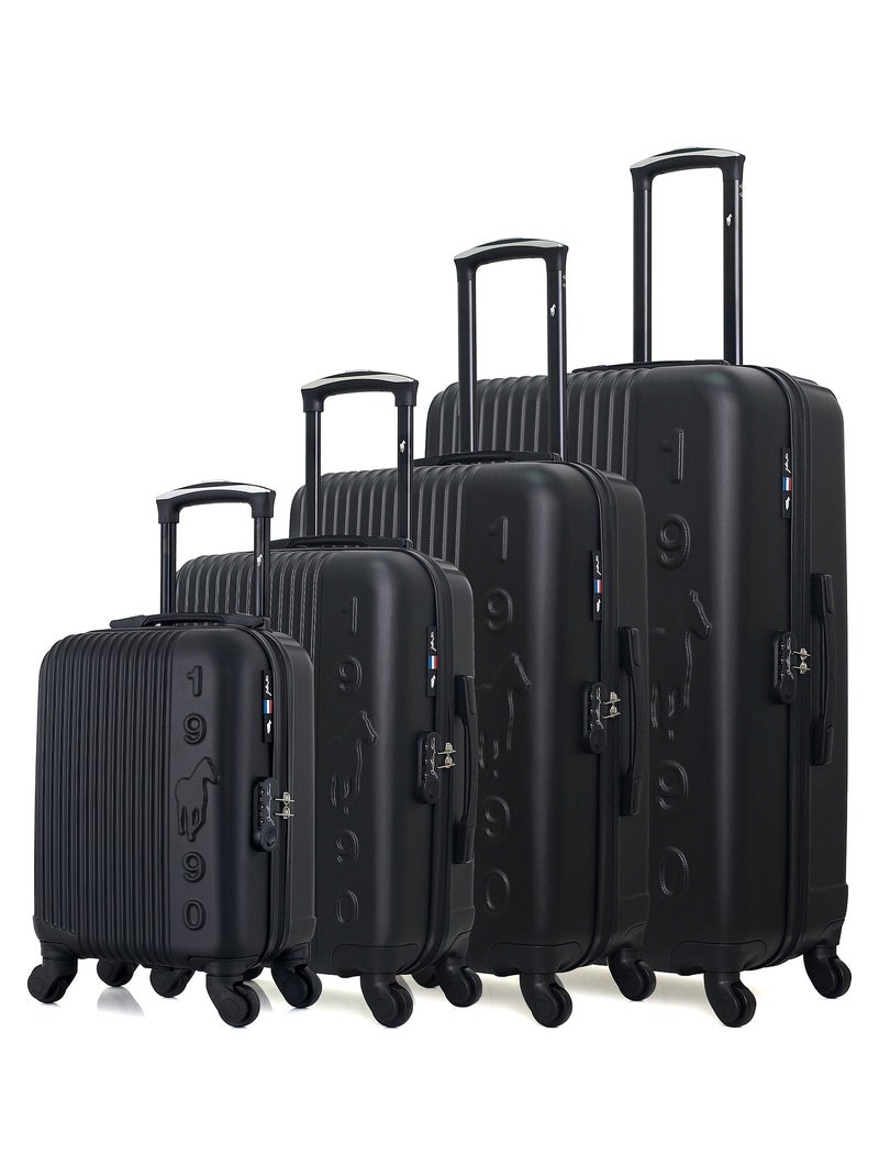 GENTLEMAN FARMER - SET DE 4 ABS LIAM M 4 ROUES Noir - Kiabi