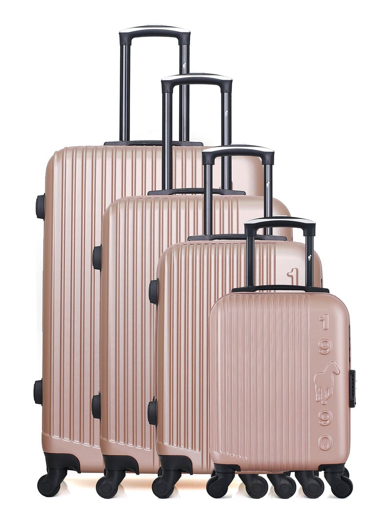 GENTLEMAN FARMER - SET DE 4 ABS LIAM M 4 ROUES Rose Métal - Kiabi