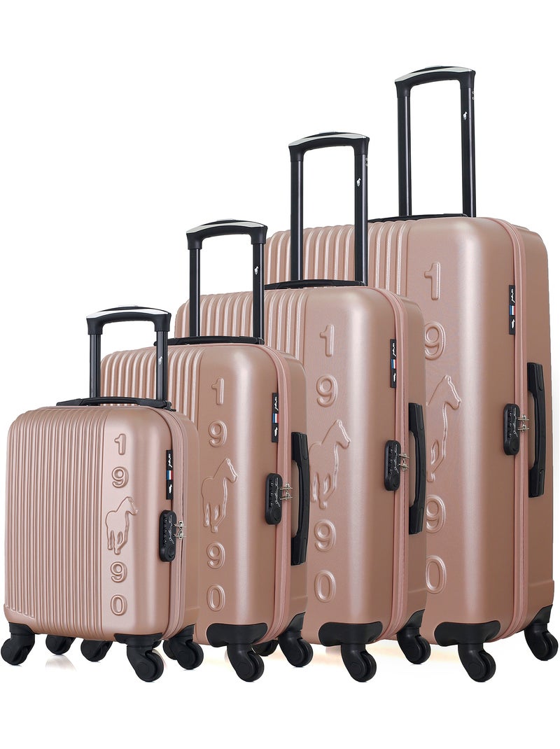 GENTLEMAN FARMER - SET DE 4 ABS LIAM M 4 ROUES Rose Métal - Kiabi