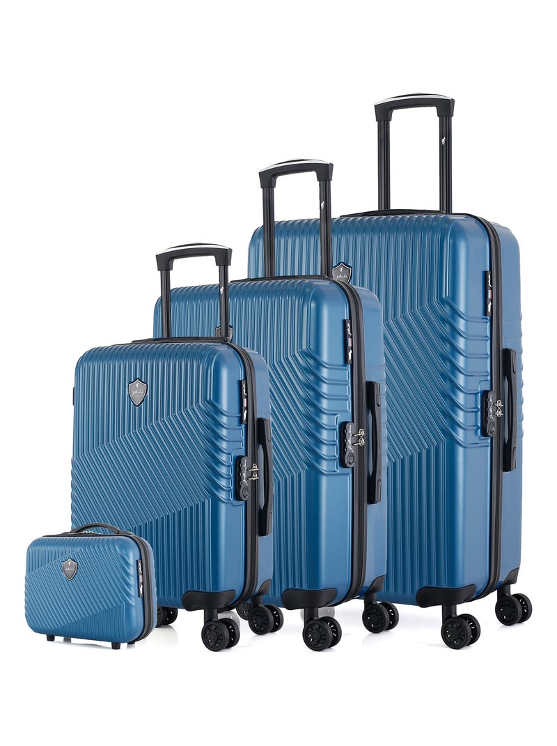 GENTLEMAN FARMER - SET DE 4 ABS/PC PETER-C 4 Roues Bleu Bleu marine - Kiabi