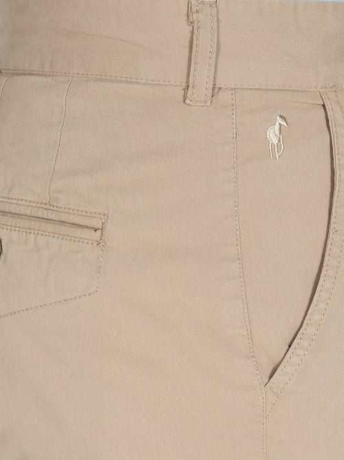 Gentleman Farmer - Short chino coupe regular en coton VLAD - Kiabi