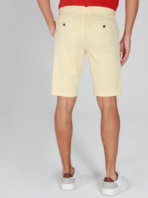 Gentleman Farmer - Short chino coupe regular en coton VLAD - Kiabi