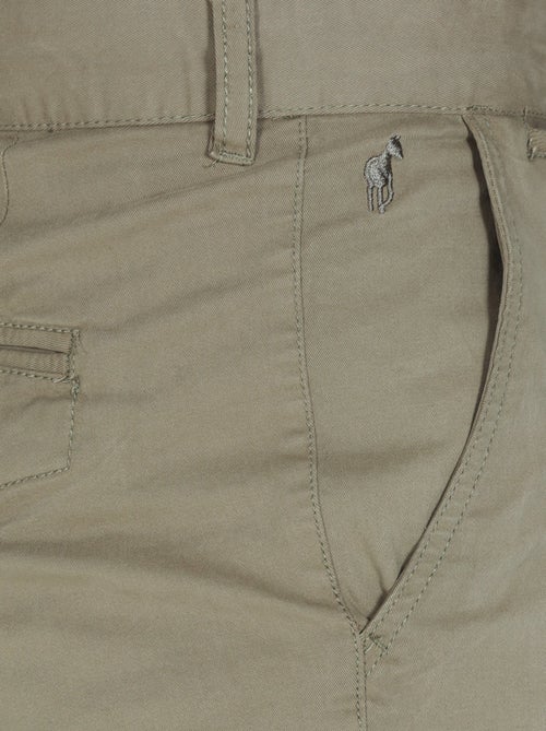 Gentleman Farmer - Short chino coupe regular en coton VLAD - Kiabi