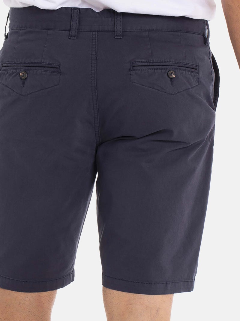 Gentleman Farmer - Short coupe regular en coton SAILOR Bleu marine - Kiabi