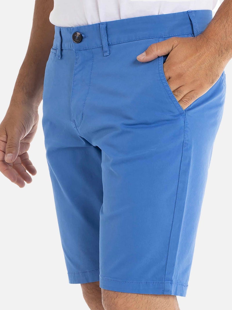 Gentleman Farmer - Short coupe regular en coton SAILOR Bleu roi - Kiabi