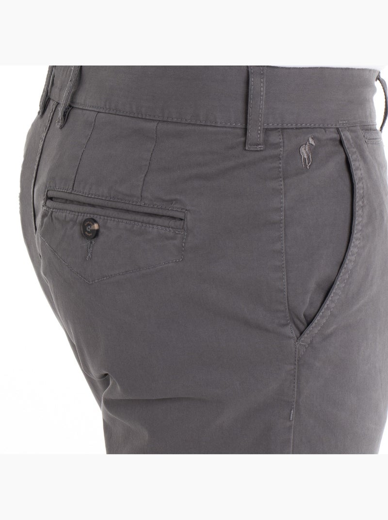 Gentleman Farmer - Short coupe regular en coton SAILOR Gris - Kiabi