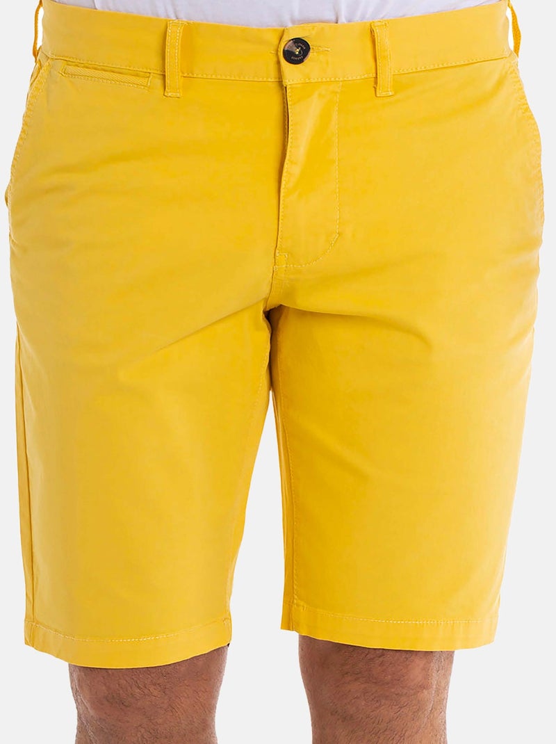 Gentleman Farmer - Short coupe regular en coton SAILOR Jaune - Kiabi