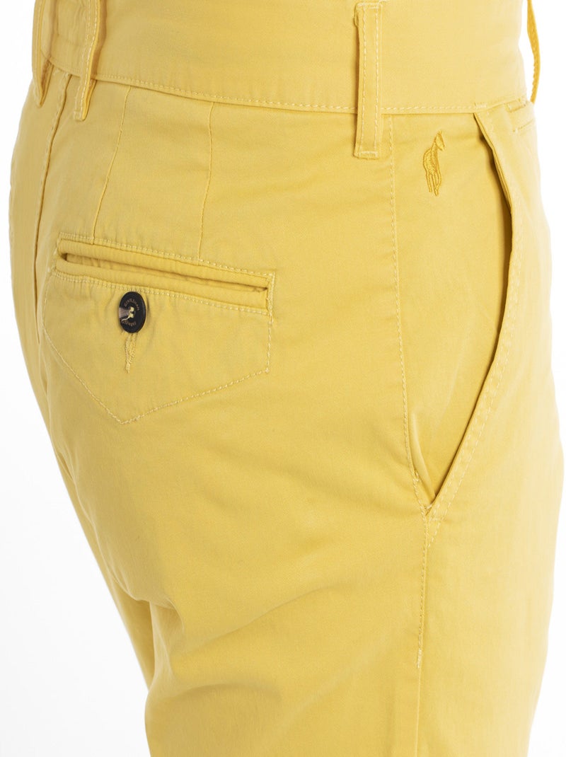 Gentleman Farmer - Short coupe regular en coton SAILOR Jaune - Kiabi
