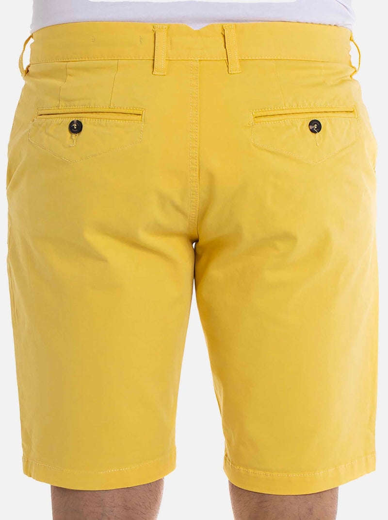 Gentleman Farmer - Short coupe regular en coton SAILOR Jaune - Kiabi