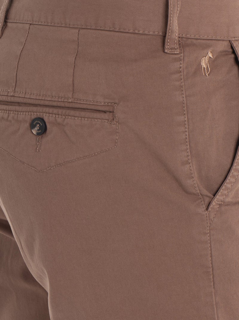 Gentleman Farmer - Short coupe regular en coton SAILOR Marron - Kiabi