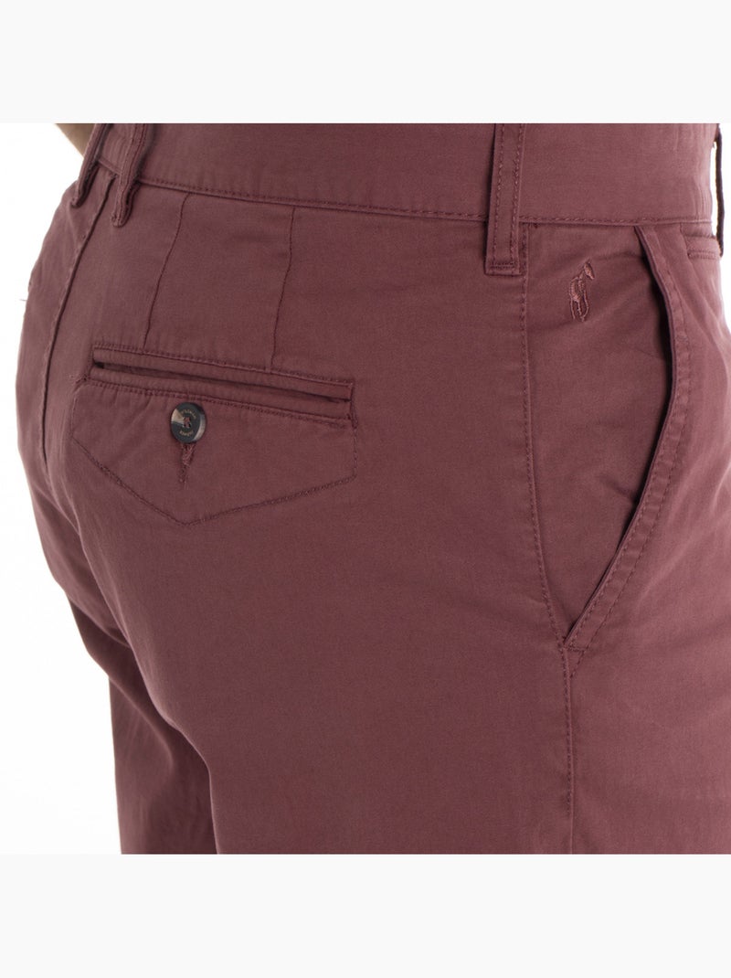 Gentleman Farmer - Short coupe regular en coton SAILOR Rouge - Kiabi