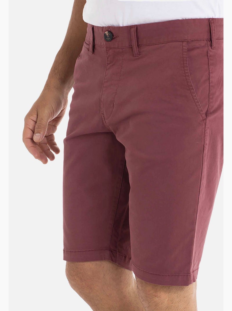 Gentleman Farmer - Short coupe regular en coton SAILOR Rouge - Kiabi