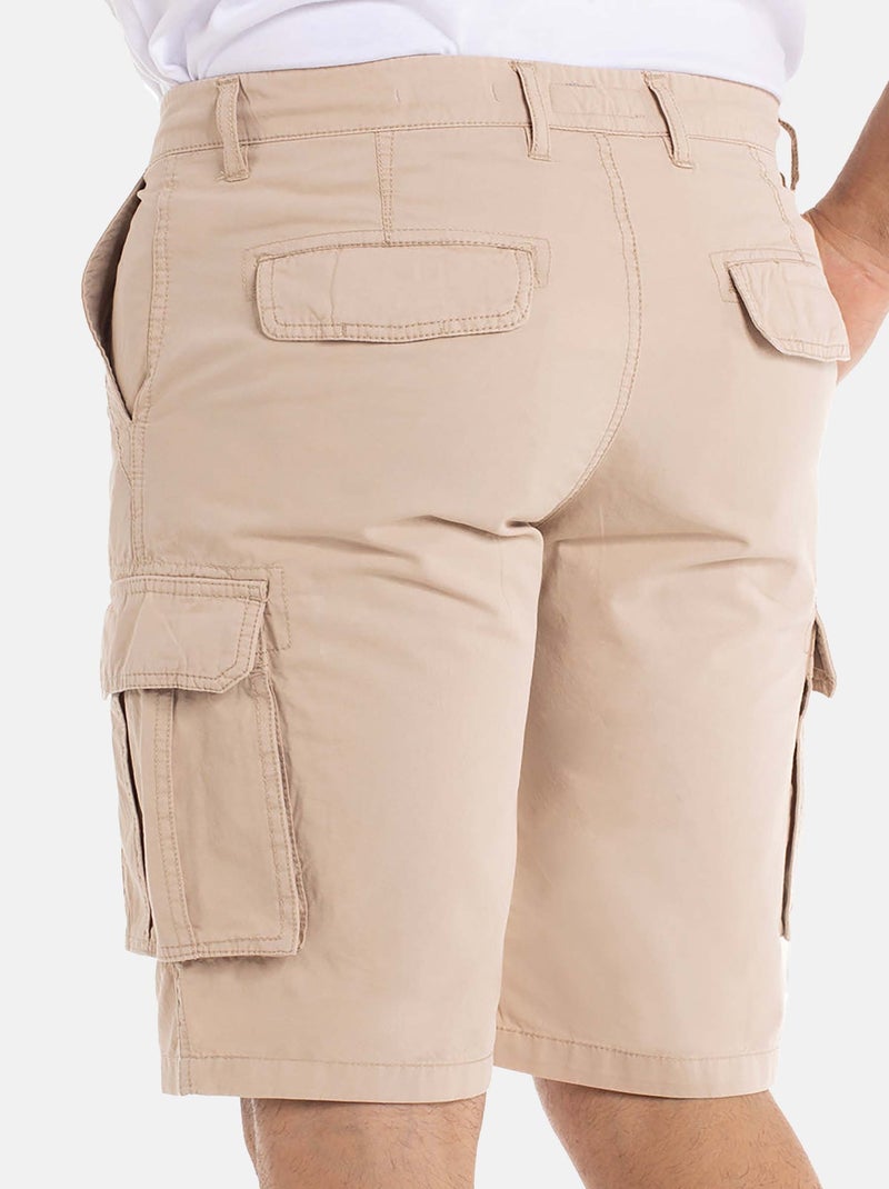 Gentleman Farmer - Short coupe regular en coton SALVA Beige - Kiabi
